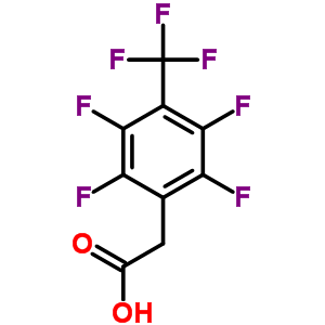 4-(全氟甲苯基)乙酸结构式_32304-29-3结构式