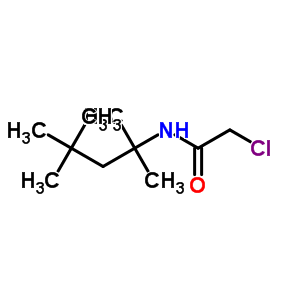 2-氯-N-(1,1,3,3-四甲基丁基)-乙酰胺结构式_32322-84-2结构式
