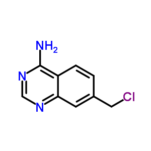 4-氨基-7-氯甲基喹唑啉结构式_323591-38-4结构式