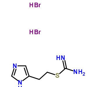 S-[2-(4(5)-咪唑基)乙基]异硫脲氢溴酸盐结构式_32385-58-3结构式