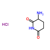 3-氨基氮杂环己烷 2,6-二酮盐酸盐结构式_324666-56-6结构式