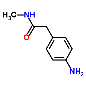 2-(4-氨基苯基)-n-甲基乙酰胺结构式_32637-62-0结构式