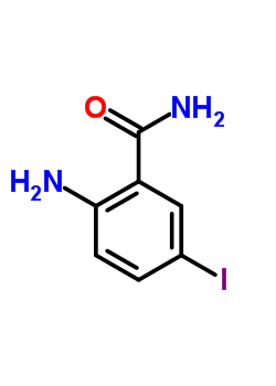 2-氨基-5-碘苯甲酰胺结构式_32658-67-6结构式