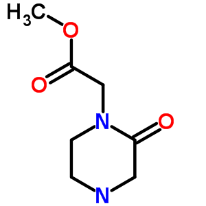 (8ci)-2-氧代-1-哌嗪乙酸甲酯结构式_32705-79-6结构式