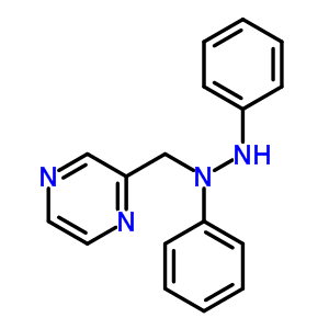2-[(1,2-二苯肼基)甲基]-吡嗪结构式_32812-39-8结构式