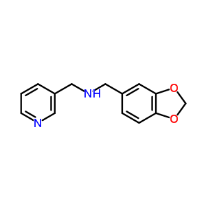 苯并[1,3]二氧代l-5-甲基-吡啶-3-甲基-胺结构式_328261-31-0结构式