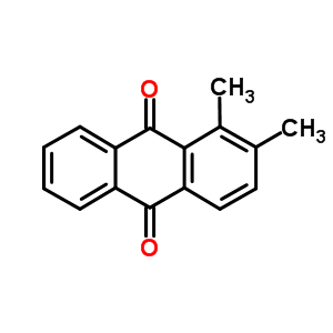 1,2-二甲基蒽醌结构式_3285-98-1结构式