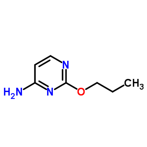 2-丙氧基嘧啶-4-胺结构式_3289-49-4结构式