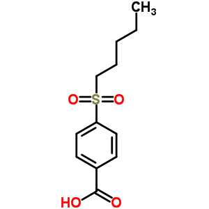 4-(戊基磺酰基)苯甲酸结构式_32910-75-1结构式