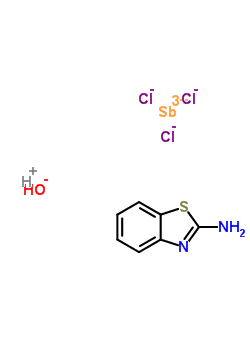 2-氨基苯并噻唑单(三氯羟基锑酸盐)结构式_33011-54-0结构式