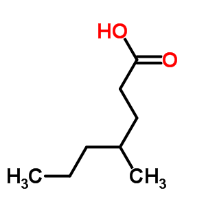4-甲基庚酸结构式_3302-03-2结构式