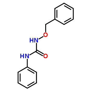 3-苯基-1-苯基甲氧基-脲结构式_33026-77-6结构式