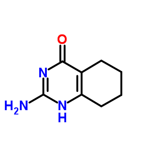 2-氨基-5,6,7,8-四氢-3H-喹唑啉-4-酮结构式_33081-07-1结构式