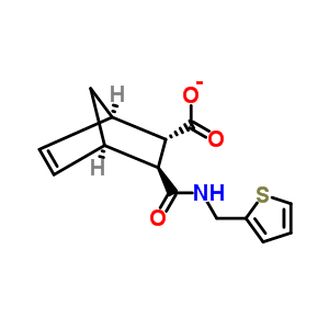 3-[(噻吩-2-甲基)-氨基甲酰]-双环[2.2.1]-5-庚烯-2-羧酸结构式_331416-18-3结构式