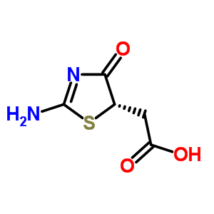 2-(2-氨基-4-氧代-1,3-噻唑-5-基)乙酸结构式_33176-41-9结构式