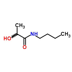 N-丁基-2-羟基-丙酰胺结构式_3328-88-9结构式