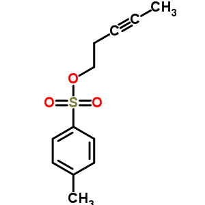3-戊炔-1-基 4-甲基苯磺酸盐结构式_3329-88-2结构式