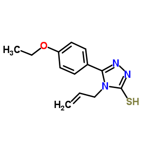 4-烯丙基-5-(4-乙氧基苯基)-4H-1,2,4-噻唑-3-硫醇结构式_334497-08-4结构式