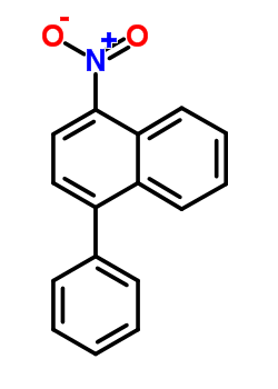 1-苯基-4-硝基萘结构式_33457-01-1结构式