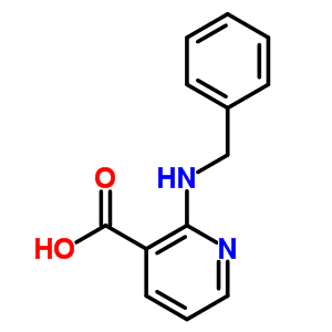 2-(苄基氨基)烟酸结构式_33522-80-4结构式