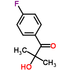 1-(对氟苯基)-2-羟基-2-甲基-1-丙酮结构式_335287-91-7结构式