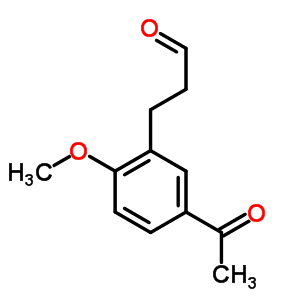 5-乙酰基-2-甲氧基-苯丙醛结构式_33538-86-2结构式