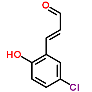 3-(5-氯-2-羟基苯基)-2-丙烯醛结构式_33538-98-6结构式