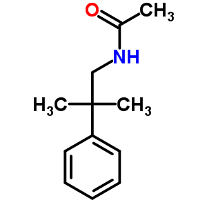 n-(2-甲基-2-苯基丙基)-乙酰胺结构式_33617-83-3结构式