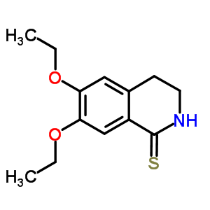 6,7-Diethoxy-3,4-dihydroisoquinoline-1(2h)-thione Structure,336185-28-5Structure