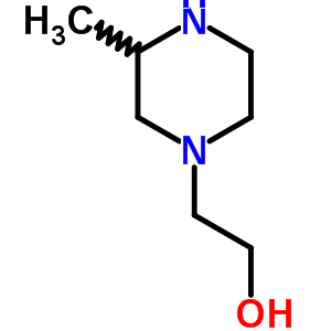 3-甲基-1-哌嗪乙醇结构式_3366-26-5结构式