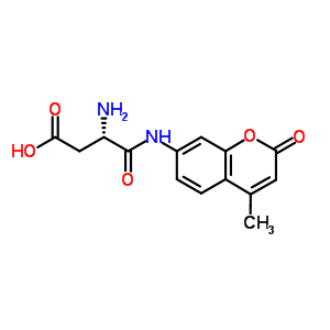 alpha-(7-酰胺-4-甲基香豆素)L-天冬氨酸三氟乙酸结构式_336616-48-9结构式