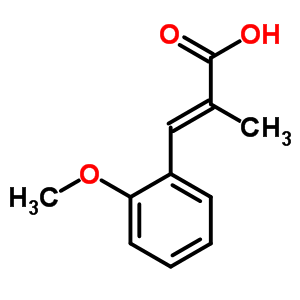 3-(2-甲氧基苯基)-2-甲基-2-丙酸结构式_3368-15-8结构式