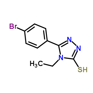 5-(4-溴苯基)-4-乙基-4H-1,2,4-噻唑-3-硫醇结构式_337487-15-7结构式