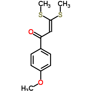 1-(4-Methoxy-phenyl)-3,3-bis-methylsulfanyl-propenone Structure,33868-76-7Structure