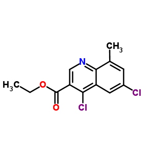 4,6-Dichloro-8-methylquinoline-3-carboxylic ethyl ester Structure,338954-50-0Structure