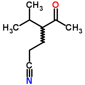 4-乙酰基-5-甲基-己腈结构式_34041-01-5结构式