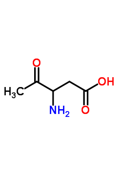 (9ci)-3-氨基-4-氧代-戊酸结构式_34138-26-6结构式