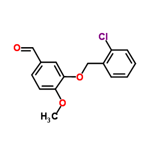 3-[(2-氯苄基)氧基]-4-甲氧基苯甲醛结构式_341942-09-4结构式