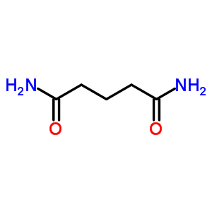 戊烷二酰胺结构式_3424-60-0结构式