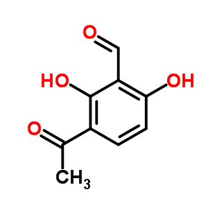 3-乙酰基-2,6-二羟基-苯甲醛结构式_3424-77-9结构式