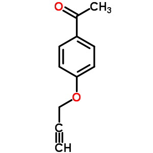 1-[4-(2-丙炔氧基)苯基]-1-乙酮结构式_34264-14-7结构式