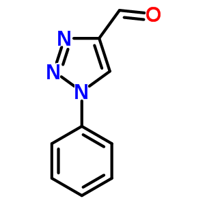 1-苯基-1H-1,2,3-噻唑-4-甲醛结构式_34296-51-0结构式