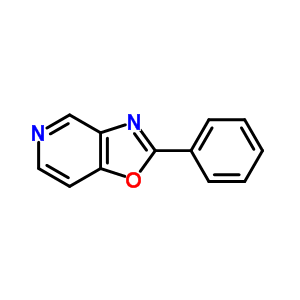 2-苯基噁唑并[4,5-c]吡啶结构式_34297-84-2结构式
