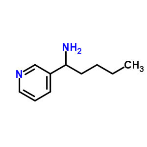 1-(3-吡啶)-1-戊胺结构式_343271-89-6结构式