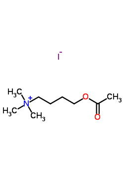 (4-乙酰氧基丁基)三甲基胺结构式_34373-95-0结构式