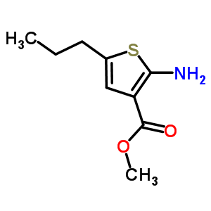 2-氨基-5-丙基噻吩-3-羧酸甲酯结构式_343855-83-4结构式