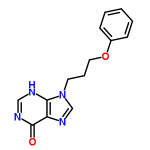 9-(3-苯氧基丙基)-3H-嘌呤-6-酮结构式_34396-84-4结构式
