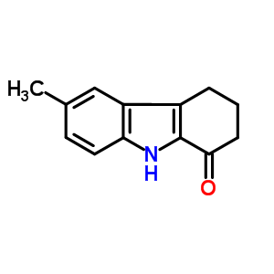 6-甲基-2,3,4,9-四氢-1H-咔唑-1-酮结构式_3449-48-7结构式
