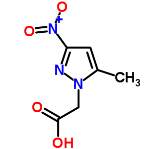 (5-甲基-3-硝基-吡唑-1-基)-乙酸结构式_344912-39-6结构式