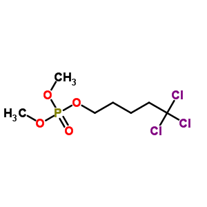二甲基磷酸-5,5,5-三氯戊酯结构式_34569-08-9结构式